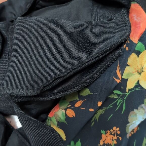 Unique black vest with slit back panel Patricia Forgeal one size - Picture 9 of 9